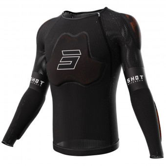 Chaleco motocross SHOT Race D3O Black