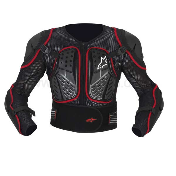 Chaleco motocross Alpinestars Bionic 2 Protection Negro Rojo