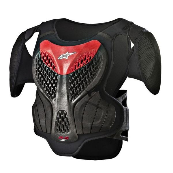 Peto motocross Alpinestars A-5 S Youth Body Armour Black Red