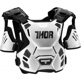 Peto motocross Thor Guardian White Black
