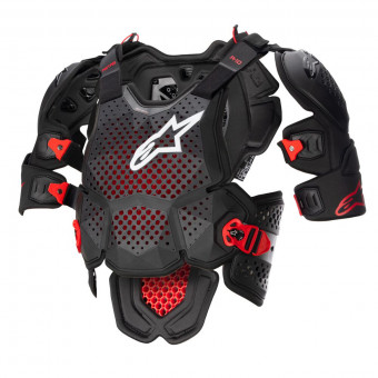 Peto motocross Alpinestars A-10 V2 Anthracite Black Red