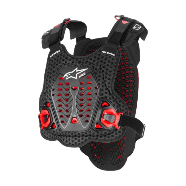 Peto motocross Alpinestars A-5 Plasma Chest Protector Black Red White