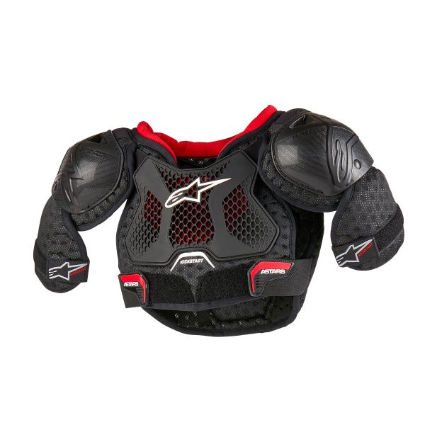 Peto motocross Alpinestars Bionic Action Kickstart Chest Guard Black Red Peto motocross Alpinestars Bionic Action Kickstart Chest Guard Black Red