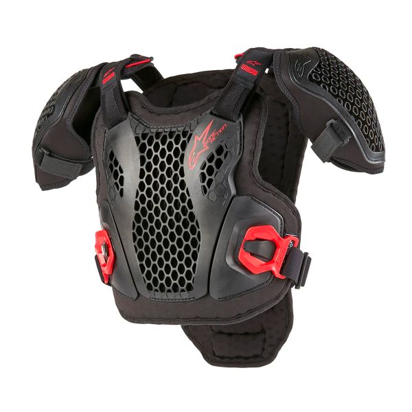 Peto motocross Alpinestars Bionic Action Youth Negro Rojo Peto motocross Alpinestars Bionic Action Youth Negro Rojo