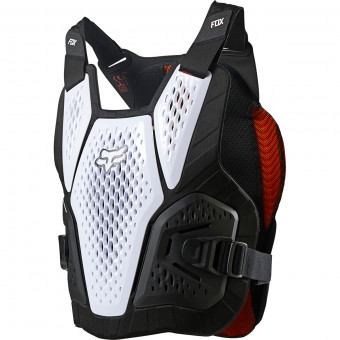 Peto motocross FOX Raceframe Impact SB D3O White