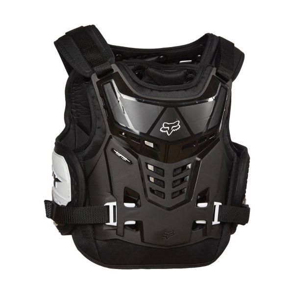 Peto motocross FOX Raptor Proframe LC CE Black White Nio 018