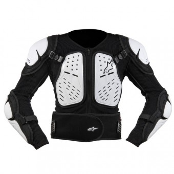Peto motocross Alpinestars Bionic 2 Protection Negro Blanco