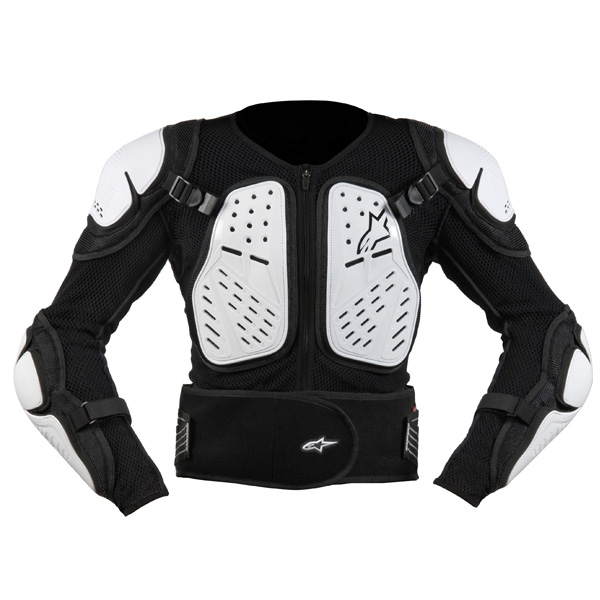 Chaleco motocross Alpinestars Bionic 2 Protection Negro Blanco