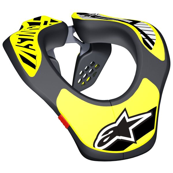 Collarines  Alpinestars Sujetacuello juvenil Negro Amarillo Fluo Collarines  Alpinestars Sujetacuello juvenil Negro Amarillo Fluo