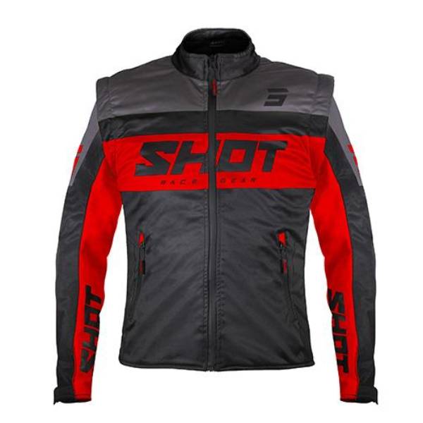 Chaqueta Motocross SHOT Softshell Lite 3.0 Black Red
