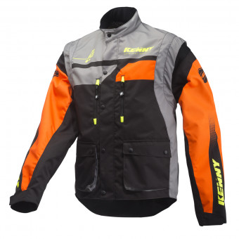 Chaqueta Motocross Kenny Track Veste Orange Grey