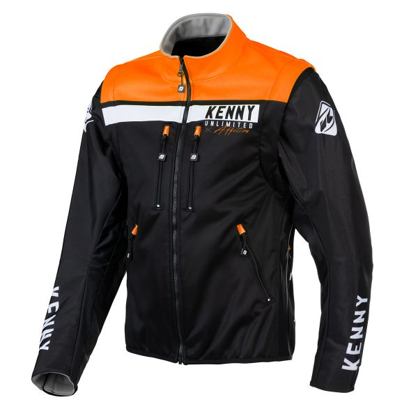 Chaqueta Motocross Kenny Softshell Enduro Black Orange