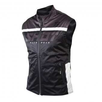 Chaqueta Motocross SHOT Bodywarmer Lite 2.0 Black White