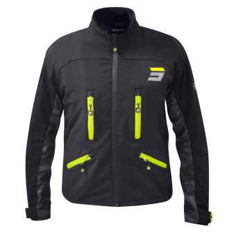 Chaqueta Motocross SHOT Climatic Jacket Black Neon Yellow