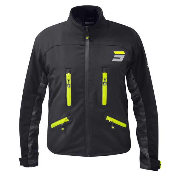 Chaqueta Motocross SHOT Climatic Jacket Black Neon Yellow