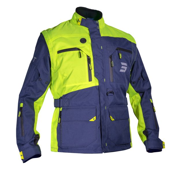 Chaqueta Motocross SHOT Racetech Navy Neon Yellow