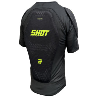 SHOT Camiseta Airlight Negro Amarillo Nen