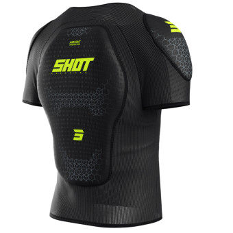 SHOT Camiseta Kid Airlight Kid Negro Amarillo Nen
