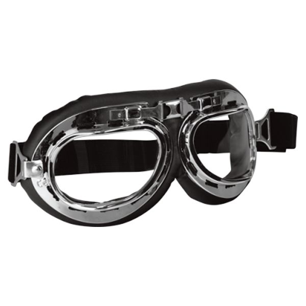 Gafas moto Stormer Aviator T01 Cromo