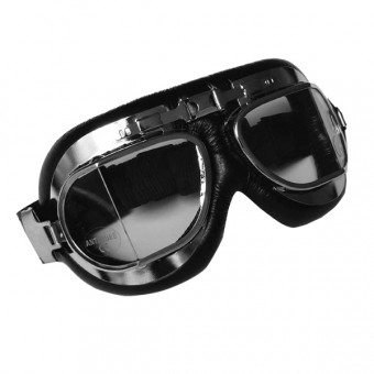 Máscara Moto Torx Air Force Negro Cromo - Transparente Máscara Moto Torx Air Force Negro Cromo - Transparente