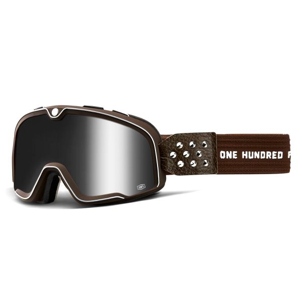 Mscara Moto 100% Barstow Garage Mirror Silver Lens