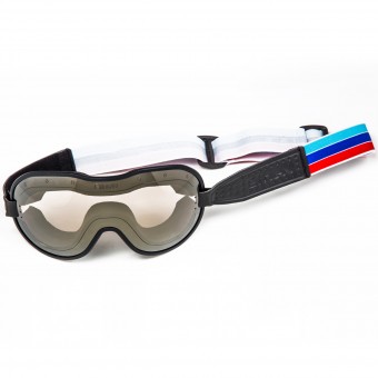 Mscara Moto Ethen Mscara Cafe Racer Azul Claro Azul Rojo