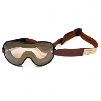 Mscara Moto Ethen Mscara Cafe Racer Marrn Beige