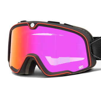 100% Barstow Erban - Pantalla Mirror Dark Roja