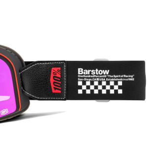 100% Barstow Erban - Pantalla Mirror Dark Roja