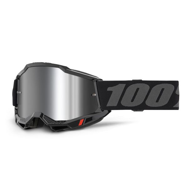 Gafas motocross 100% Accuri 2 Black - Iridium Silver