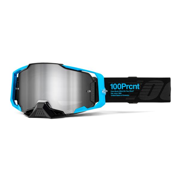 Gafas motocross 100% Armega Barely 2 - Iridium Silver