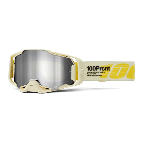 Gafas motocross 100% Armega Barely - Iridium Silver Gafas motocross 100% Armega Barely - Iridium Silver