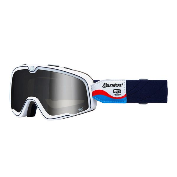 Máscara Moto 100% Barstow Lucien Iridium Silver Máscara Moto 100% Barstow Lucien Iridium Silver