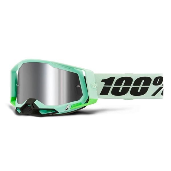 Gafas motocross 100% Racecraft 2 Palomar - Iridium Silver