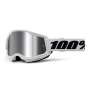 Gafas motocross 100% Strata 2 White - Iridium Silver