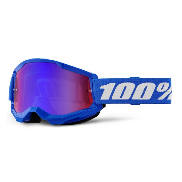 Gafas motocross 100% Strata 2 Blue - Iridium Red Blue Gafas motocross 100% Strata 2 Blue - Iridium Red Blue