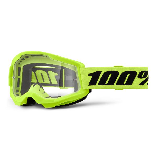 Gafas motocross 100% Strata 2 Kid Neon Yellow Gafas motocross 100% Strata 2 Kid Neon Yellow