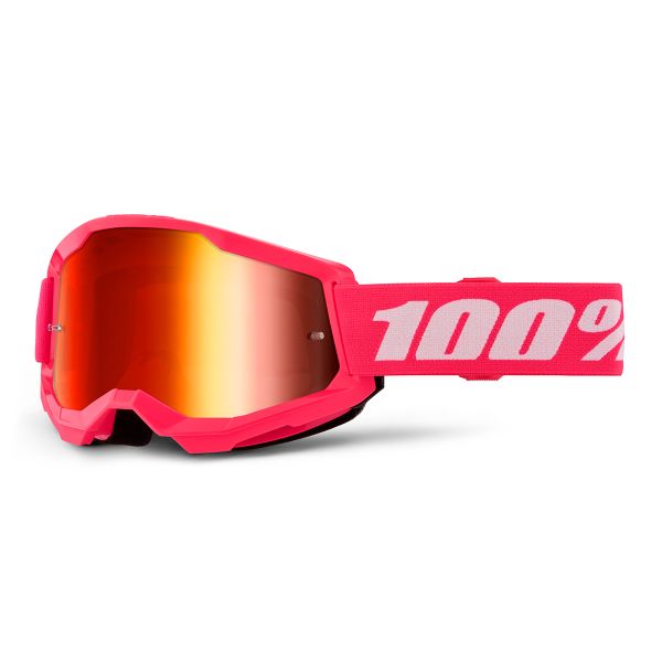 Gafas motocross 100% Strata 2 Pink - Iridium Red Gafas motocross 100% Strata 2 Pink - Iridium Red