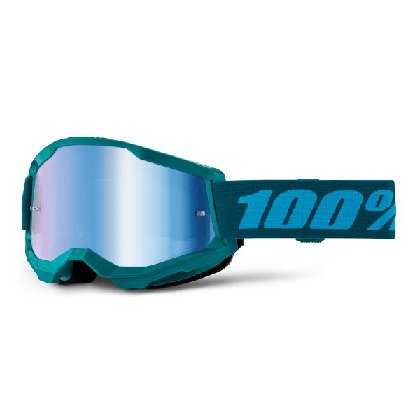 Gafas motocross 100% Strata 2 Stone - Iridium Bleue Gafas motocross 100% Strata 2 Stone - Iridium Bleue