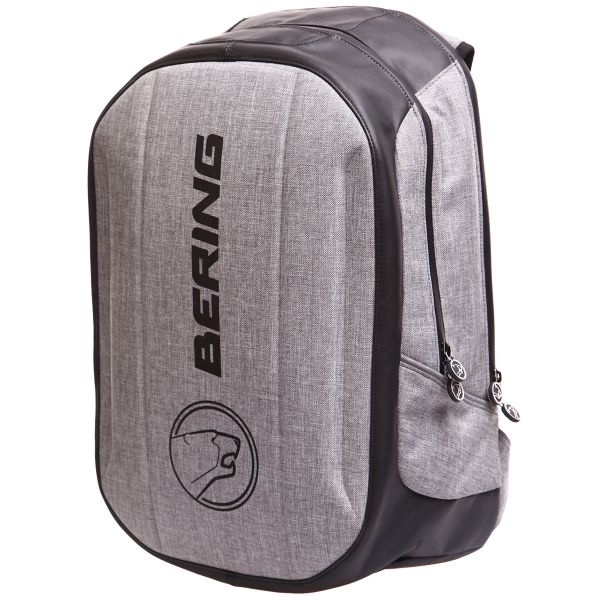 Mochila Moto Bering Akiba Negro Gris