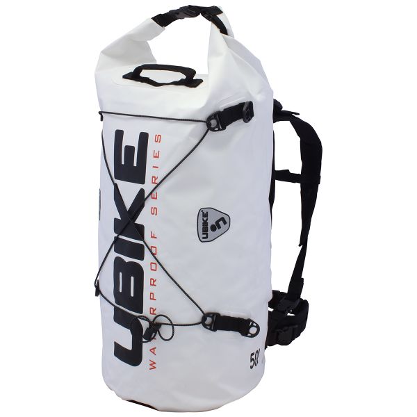 Mochila Moto UBIKE Cylinder Bag 50 L Blanc Negro