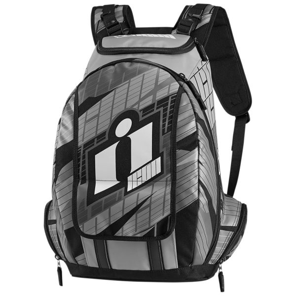 Mochila Moto ICON Old Skool Grey