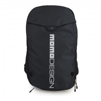 Mochila Moto Momo Design One Black White