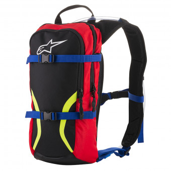 Mochila Moto Alpinestars Iguana Hydratation Black Blue Red Yellow Fluo Mochila Moto Alpinestars Iguana Hydratation Black Blue Red Yellow Fluo