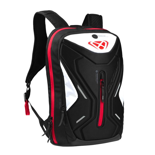 Mochila Moto Ixon R-Laser 25 Black White Red