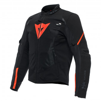 Airbag para moto Dainese Smart Jacket LS Sport Black Fluo Red