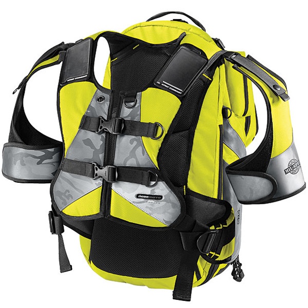 Mochila Moto ICON Squad II Pack Mil-Spec Yellow
