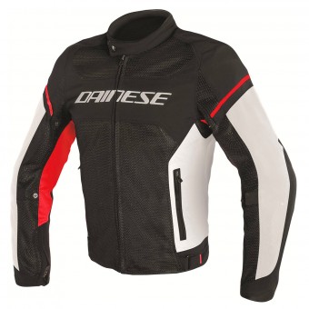 Cazadora moto Dainese Air Frame D1 Black Red Fluo