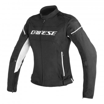 Cazadora moto Dainese D-Frame Lady Black White