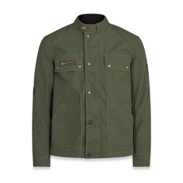 Cazadora moto Belstaff Johnsons Military Green Cazadora moto Belstaff Johnsons Military Green